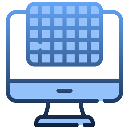 Grids Generic Blue icon