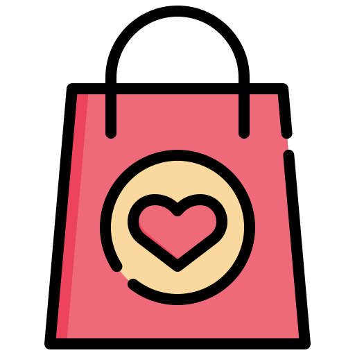 bolsa de regalo Generic Outline Color icono