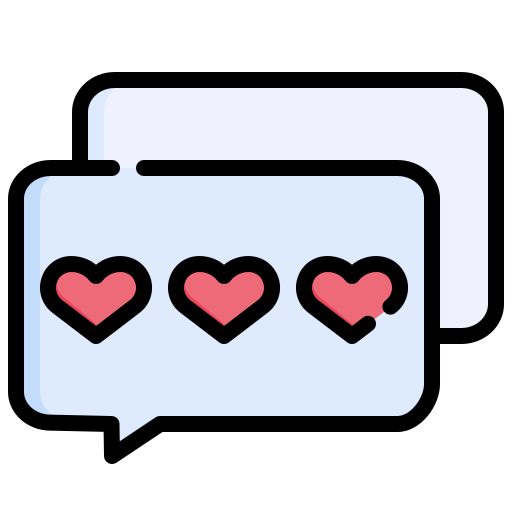 Love message Generic Outline Color icon