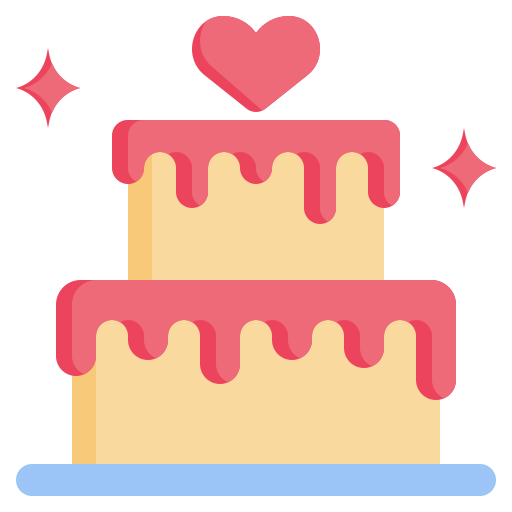 torta nuziale Generic Flat icona