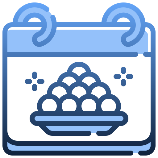 Bhang pakora Generic Blue icon