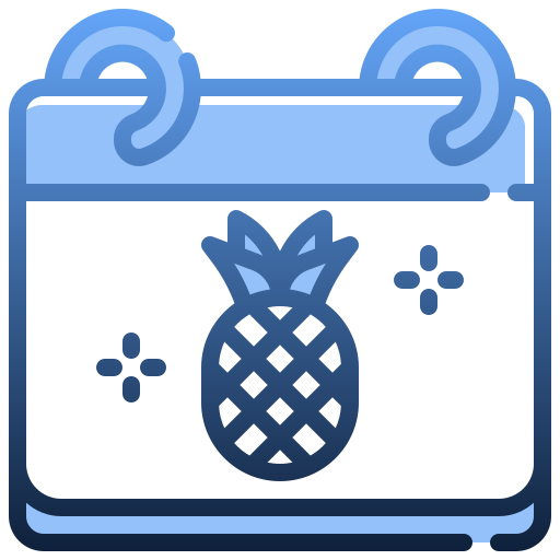 Pineapple Generic Blue icon