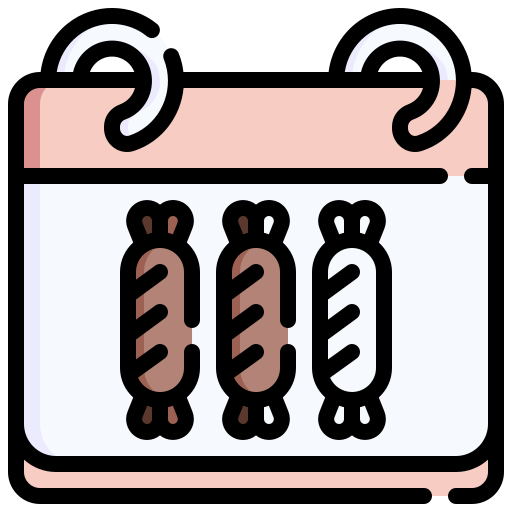 Sausage Generic Outline Color icon