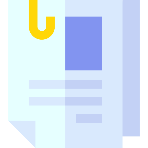 Dossier Basic Straight Flat icon