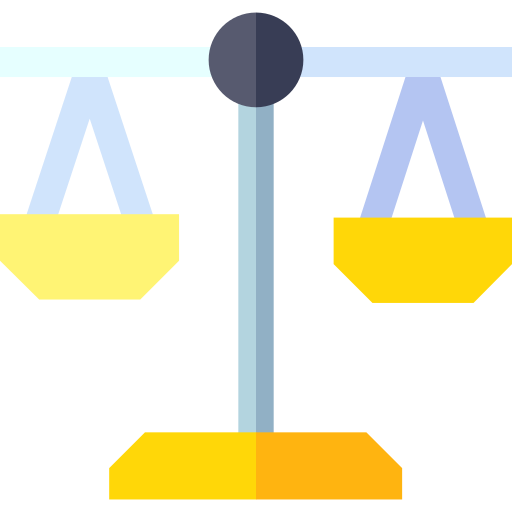 sprawiedliwość Basic Straight Flat ikona