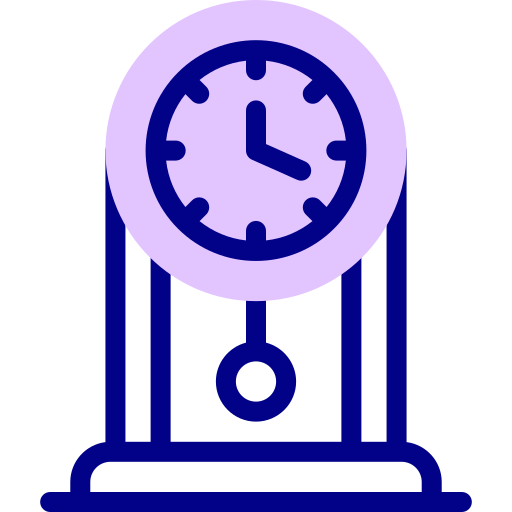 Старинные часы Detailed Mixed Lineal color иконка