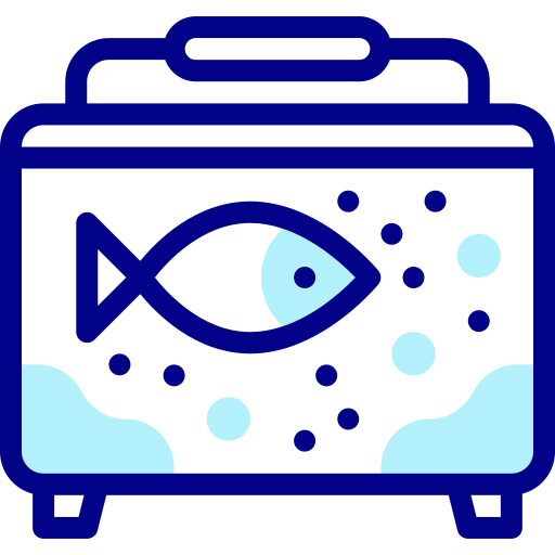 aquarium Detailed Mixed Lineal color icon