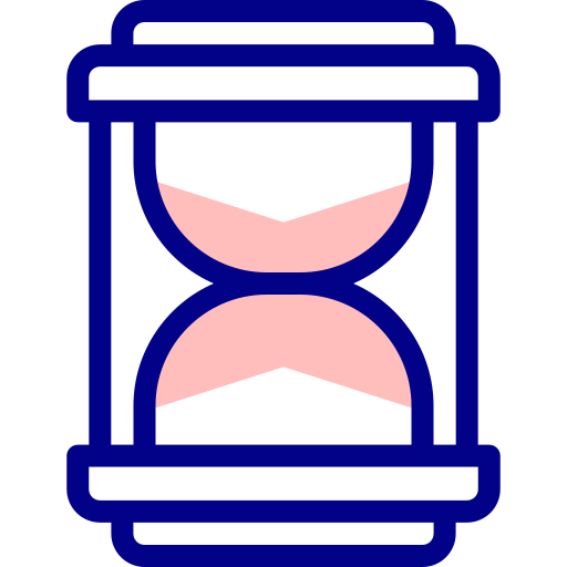 모래 시계 Detailed Mixed Lineal color icon