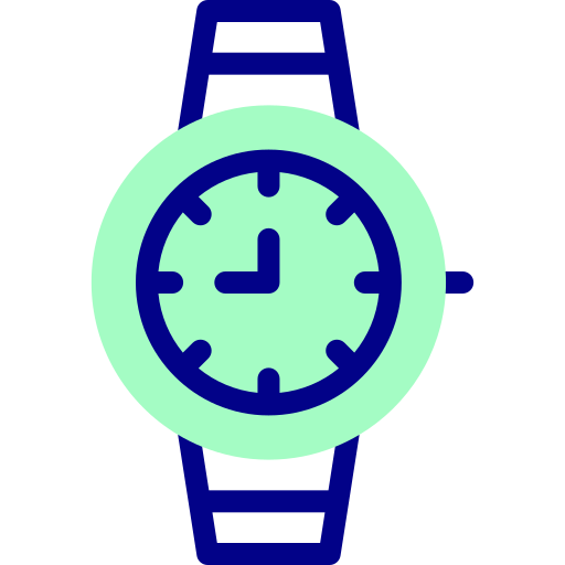 Watch Detailed Mixed Lineal color icon