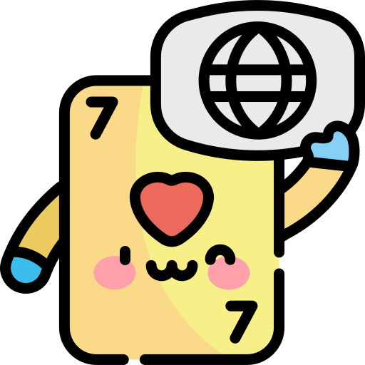 online poker Kawaii Lineal color icon