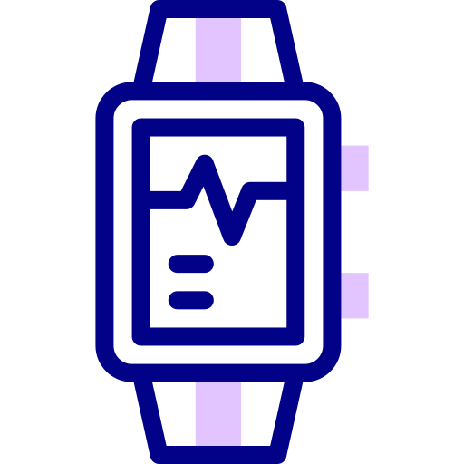 Smartwatch Detailed Mixed Lineal color icon