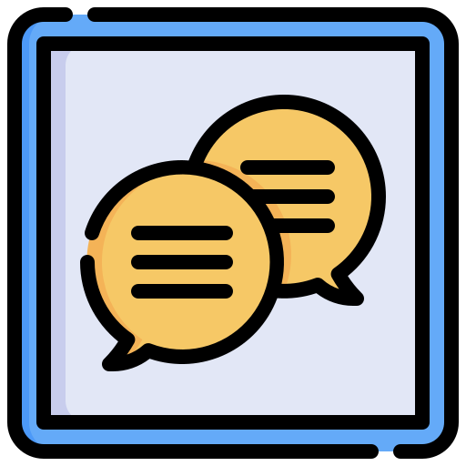 messaging Generic Outline Color icon