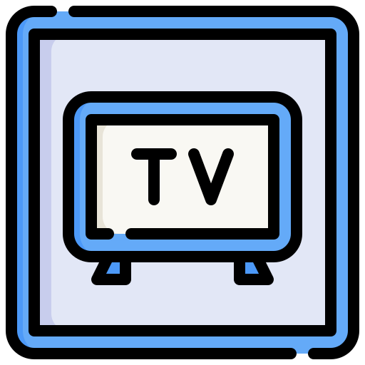 Телевидение Generic Outline Color иконка