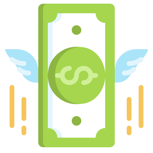 vliegend geld Generic Flat icoon