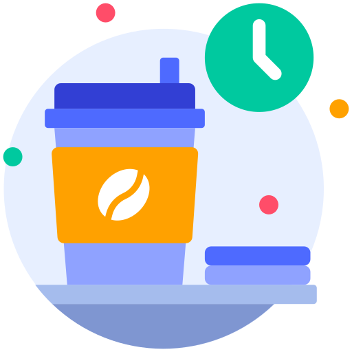Coffee time Generic Rounded Shapes icon