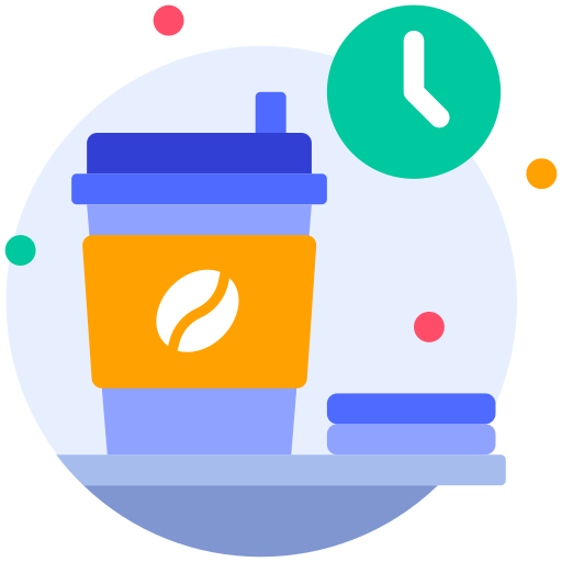 コーヒータイム Generic Rounded Shapes icon