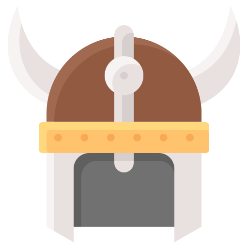 casco vikingo Generic Flat icono