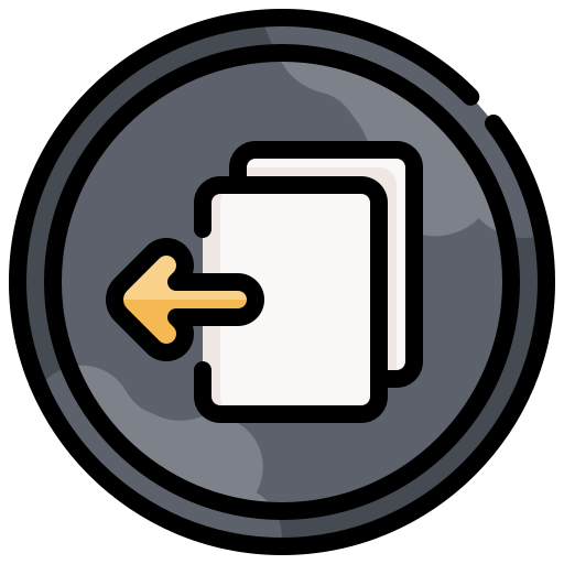 Export Generic Outline Color icon