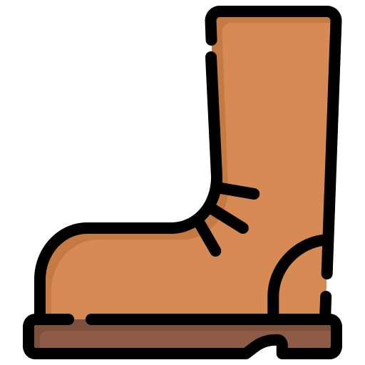 Boot Generic Outline Color icon