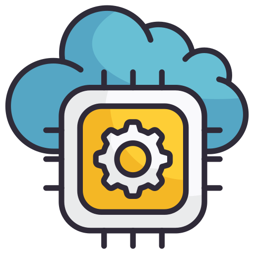 cloud-verarbeitung Generic Outline Color icon