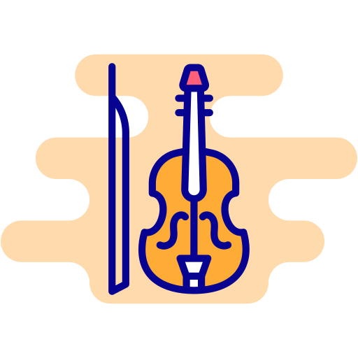 바이올린 Generic Rounded Shapes icon