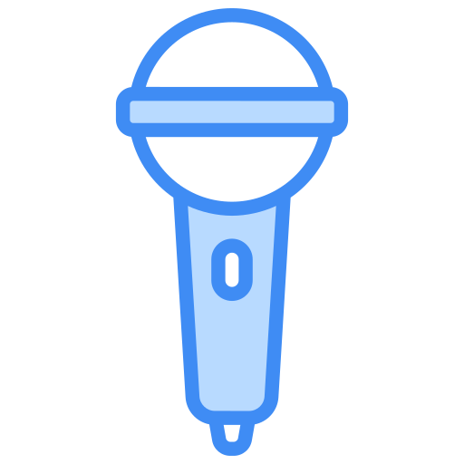 マイクロフォン Generic Blue icon