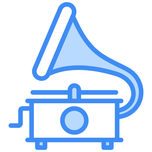 蓄音機 Generic Blue icon