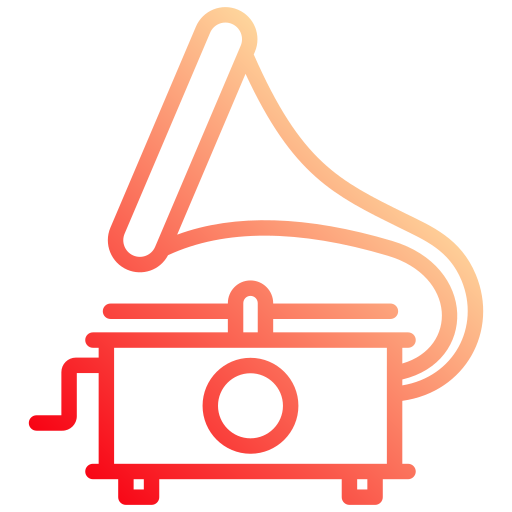 gramofon Generic Gradient ikona