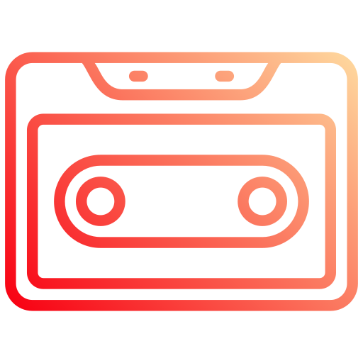 cassette Generic Gradient icoon