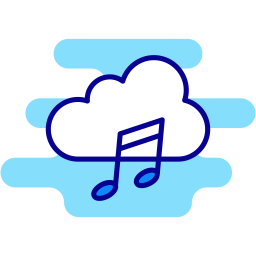 chmura muzyki Generic Rounded Shapes ikona