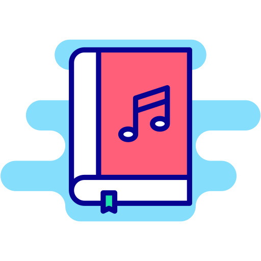 Music book Generic Rounded Shapes icon