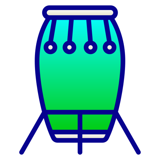 ドラム Generic Lineal Color Gradient icon