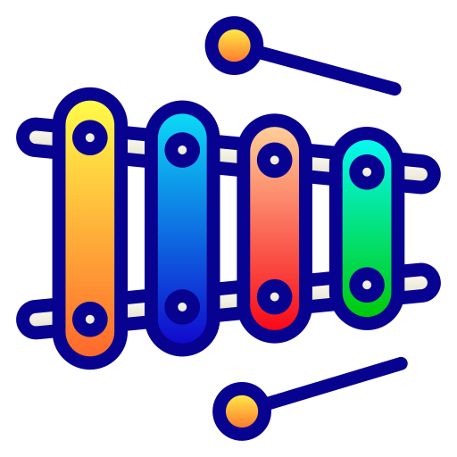 Xylophone Generic Lineal Color Gradient icon