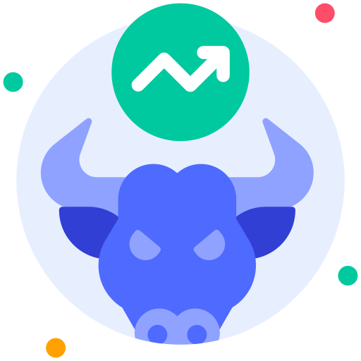 Bull market Generic Rounded Shapes icon
