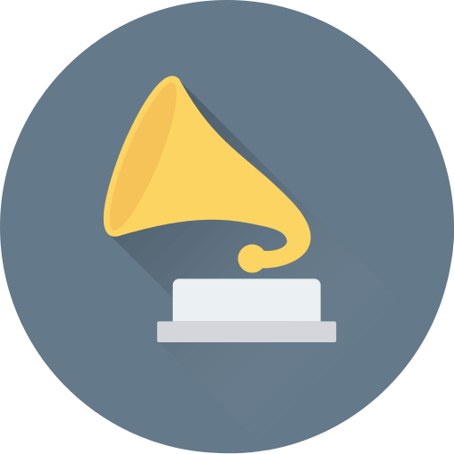 Gramophone Generic Flat icon