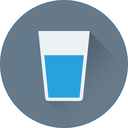 コップ1杯の水 Generic Flat icon