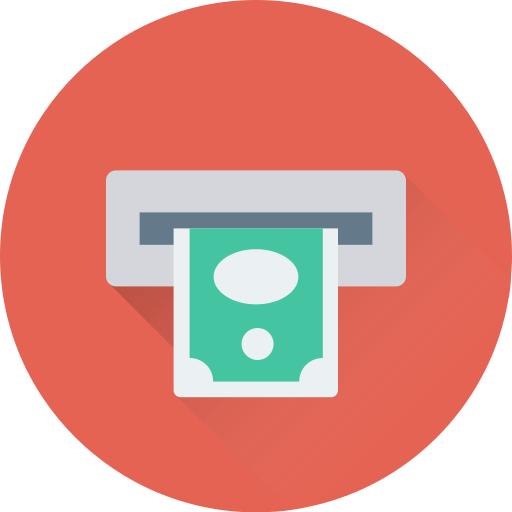 Cash withdrawal Generic Flat icon