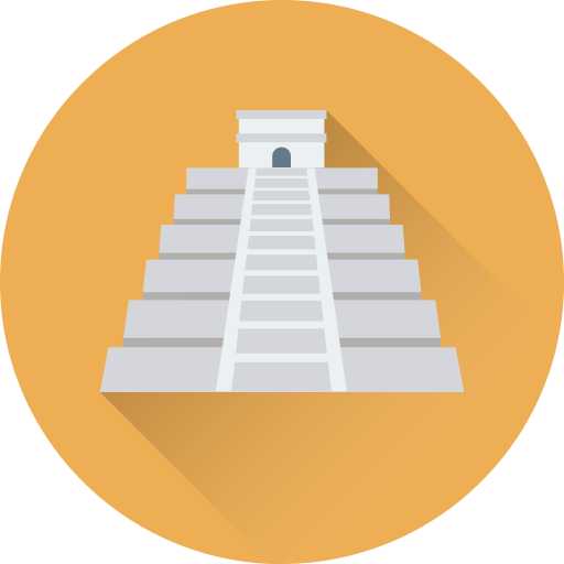 piramide di chichén itza Generic Flat icona