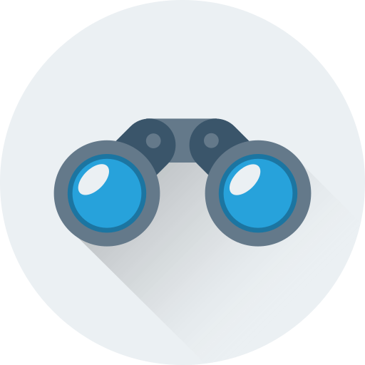 binocular Generic Flat icono