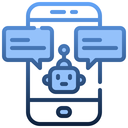 chat bot Generic Blue icon