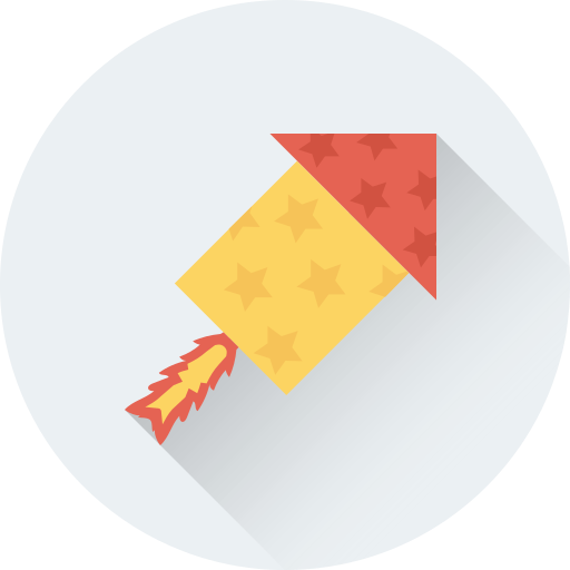 sztuczne ognie Generic Flat ikona