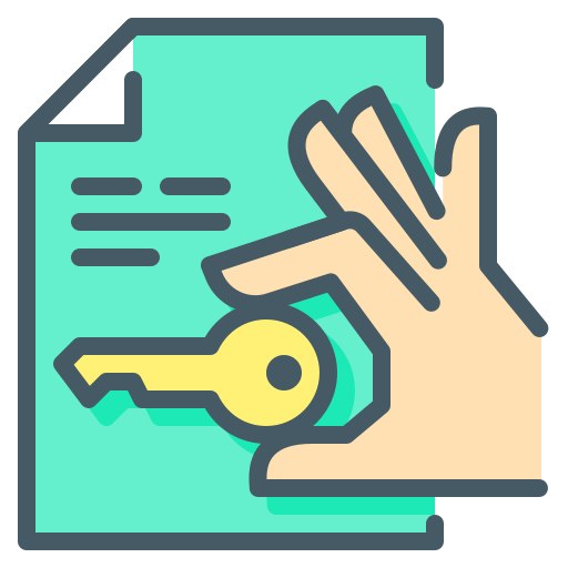 Contract Generic Outline Color icon