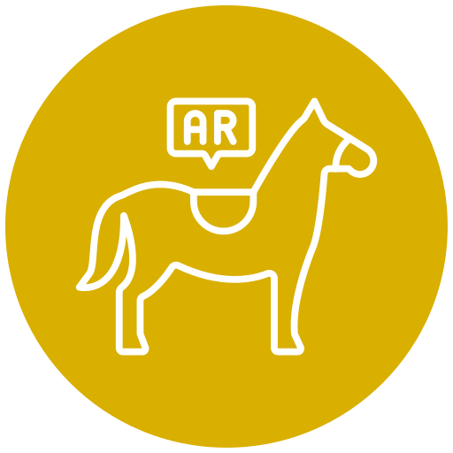 paardrijden Generic Flat icoon
