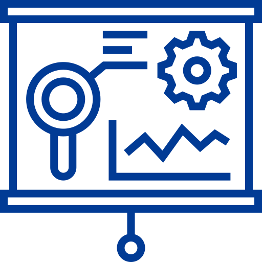 Presentation Detailed bright Lineal icon