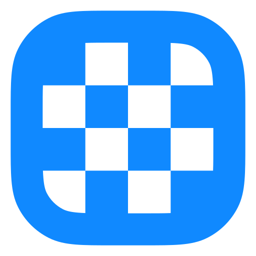 tabuleiro de xadrez Generic Blue Ícone