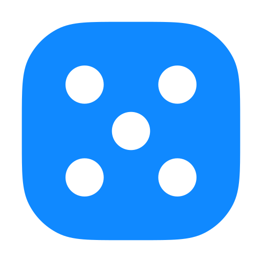 vijf Generic Blue icoon