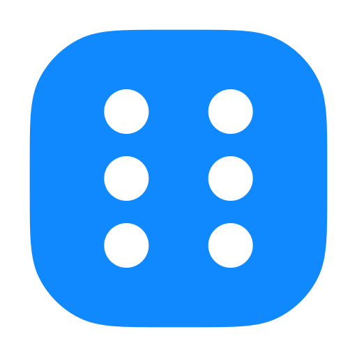 sechs Generic Blue icon