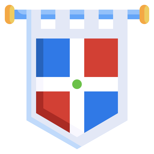 dominicaanse republiek Generic Flat icoon
