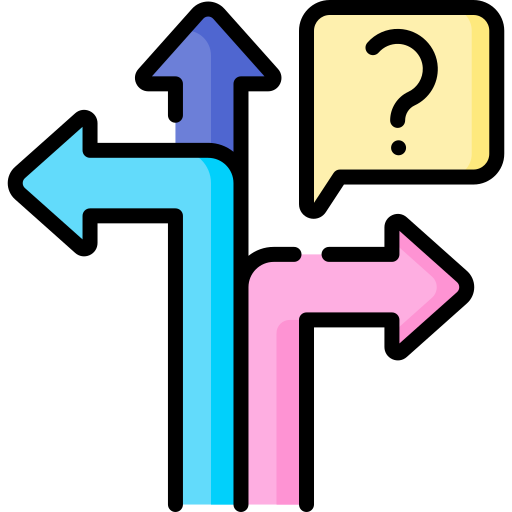 il processo decisionale Special Lineal color icona