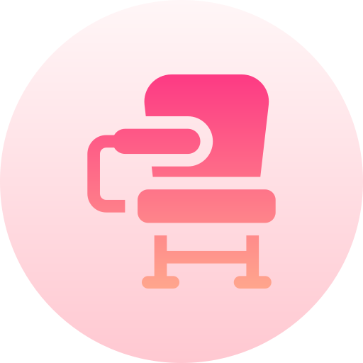 chaise de bureau Basic Gradient Circular Icône
